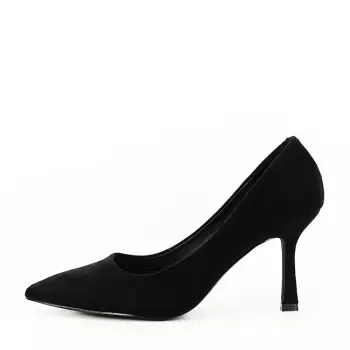 Pantofi negri eleganti H1014 01 imagine