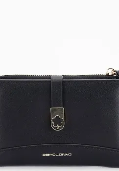 Portofel negru David Jones Paris P140-003H 07 imagine