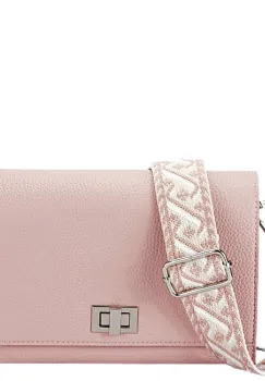 Portofel roz deschis tip geanta FloraCO F5003 14 imagine