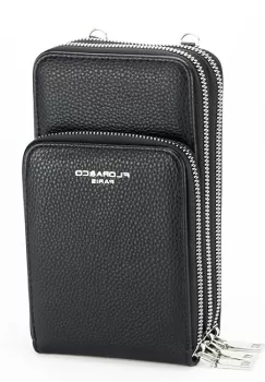 Portofel si port telefon 6018 07 Negru imagine