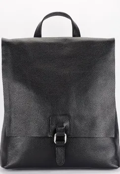 Rucsac 2 in 1 negru din piele naturala 5974-28 M11 imagine