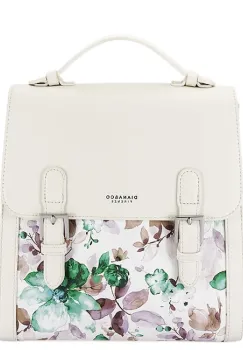 Rucsac crem cu imprimeu floral DHJ731-3 M11 imagine