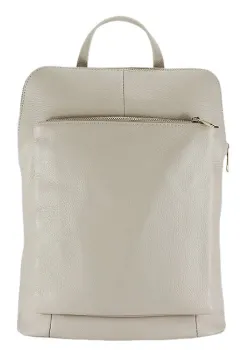 Rucsac crem din piele naturala 2 in 1 1441 123 imagine