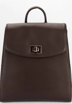 Rucsac maro inchis casual DTL635-2 16 imagine