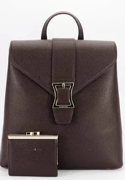 Rucsac maro inchis Premium Chris Bella CB2423-3 P imagine