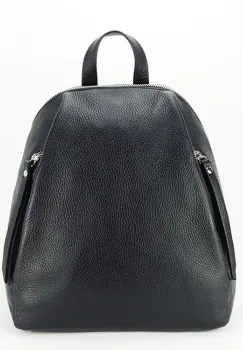 Rucsac negru din piele naturala 1506 121 imagine