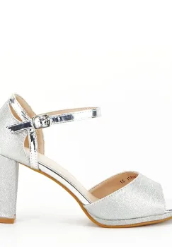 Sandale elegante argintii BLXW7571 128 imagine