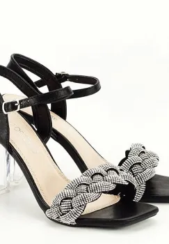 Sandale resigilate elegante negre BL6531-RESIG imagine