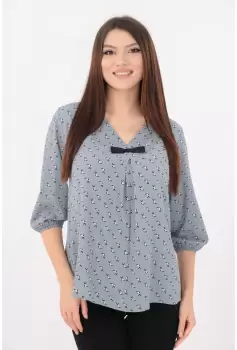 Bluza gri cu pisicute imagine