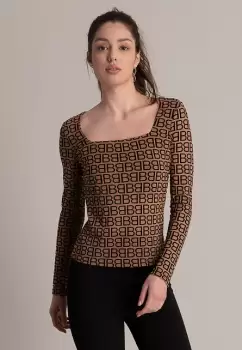 Bluza dama Aureliana Camel imagine