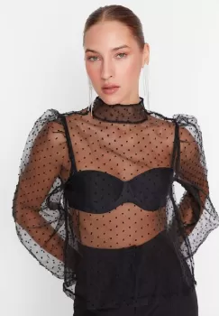 Bluza dama neagra Ernina imagine