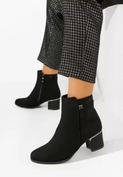 Botine cu toc gros Canylo imagine