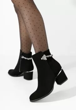 Botine elegante Cadenza negre imagine