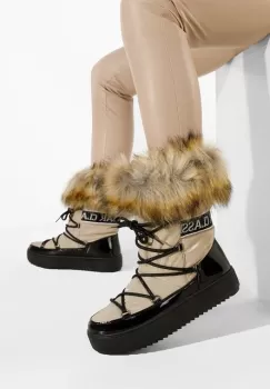 Cizme apreschiuri bej Lucerne V2 imagine