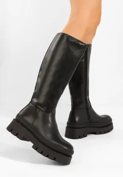Cizme cu platforma Contesa negre imagine
