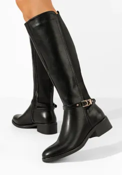 Cizme lungi cu toc imagine