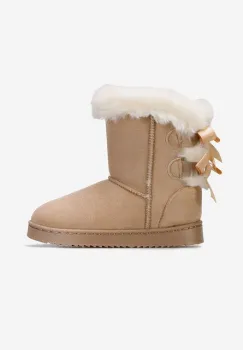 Cizme fete camel Parana C imagine