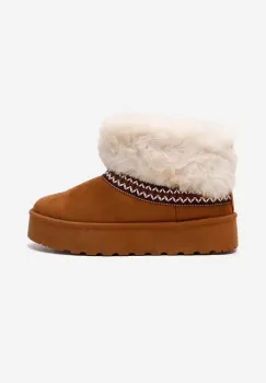 Cizme fete Gloop camel imagine