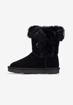 Cizme fete negre Patisa imagine