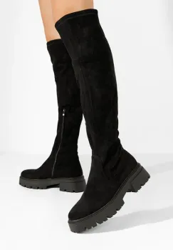 Cizme lungi fara toc imagine