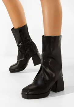 Botine cu toc imagine