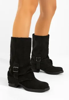 Cizme scurte dama Amelisa negre imagine