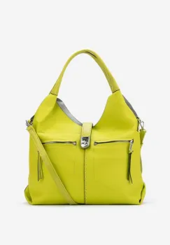 Geanta de umar Leigha lime imagine