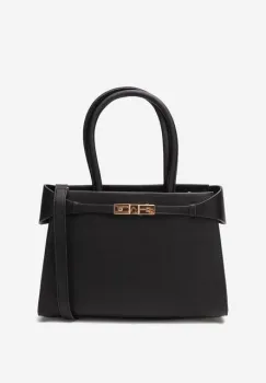 Geanta de umar Maryjane neagra imagine