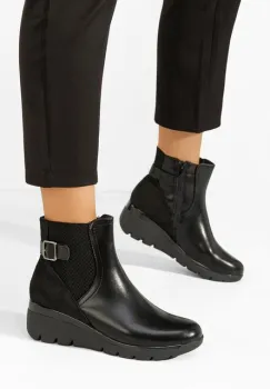 Botine cu platforma imagine