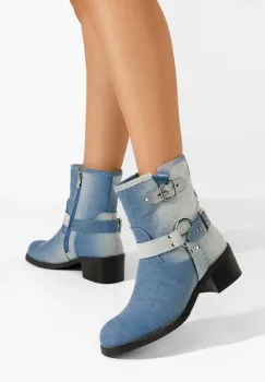 Ghete dama Pamira denim imagine