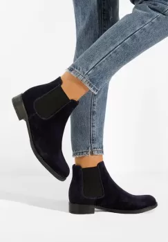 Ghete dama piele grena Campina imagine