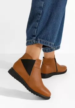 Ghete dama piele Kiesa V2 negre imagine