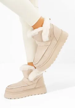 Ghete imblanite dama Tavoria V2 bej imagine