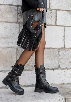 Ghete inalte dama Dominia negre imagine