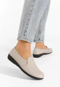 Mocasini dama Antonina bej imagine