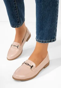 Mocasini dama Bellia bej imagine