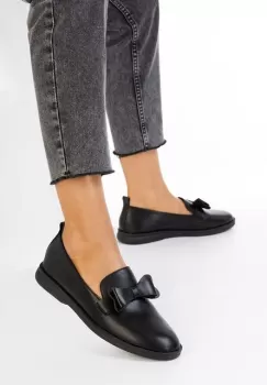 Mocasini dama eleganti Andeva albi imagine