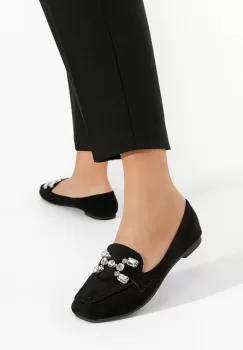 Mocasini dama eleganti Anzia negri imagine
