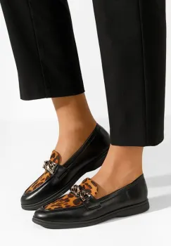 Mocasini dama Eroche leopard imagine