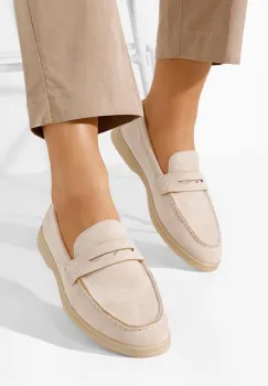 Mocasini dama Maceira V2 bej imagine