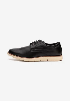 Pantofi casual barbati Marty negri imagine