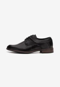 Pantofi casual barbati Rufus negri imagine