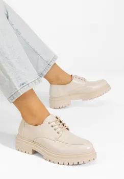 Pantofi casual dama Treana bej imagine