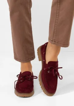 Pantofi casual dama Valoria rosii imagine
