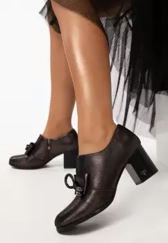 Pantofi cu toc Jeana Bronze