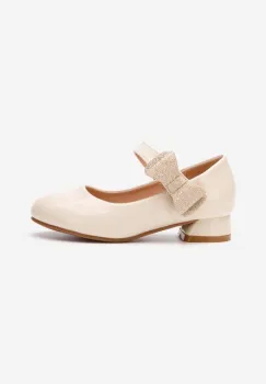 Pantofi fete Denisha bej imagine