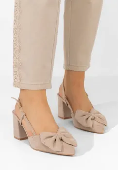 Pantofi slingback Latosha bej imagine