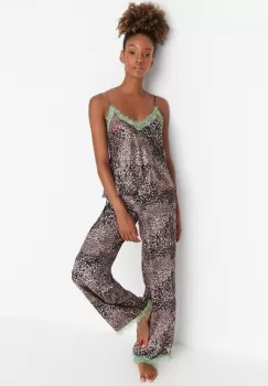 Pijama dama multicolora Greta V2 imagine