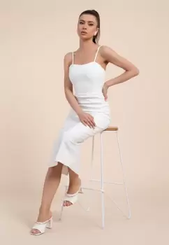 Rochie midi Fabiana Alba imagine