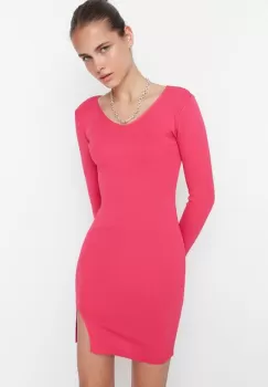 Rochie scurta gri Nobila imagine